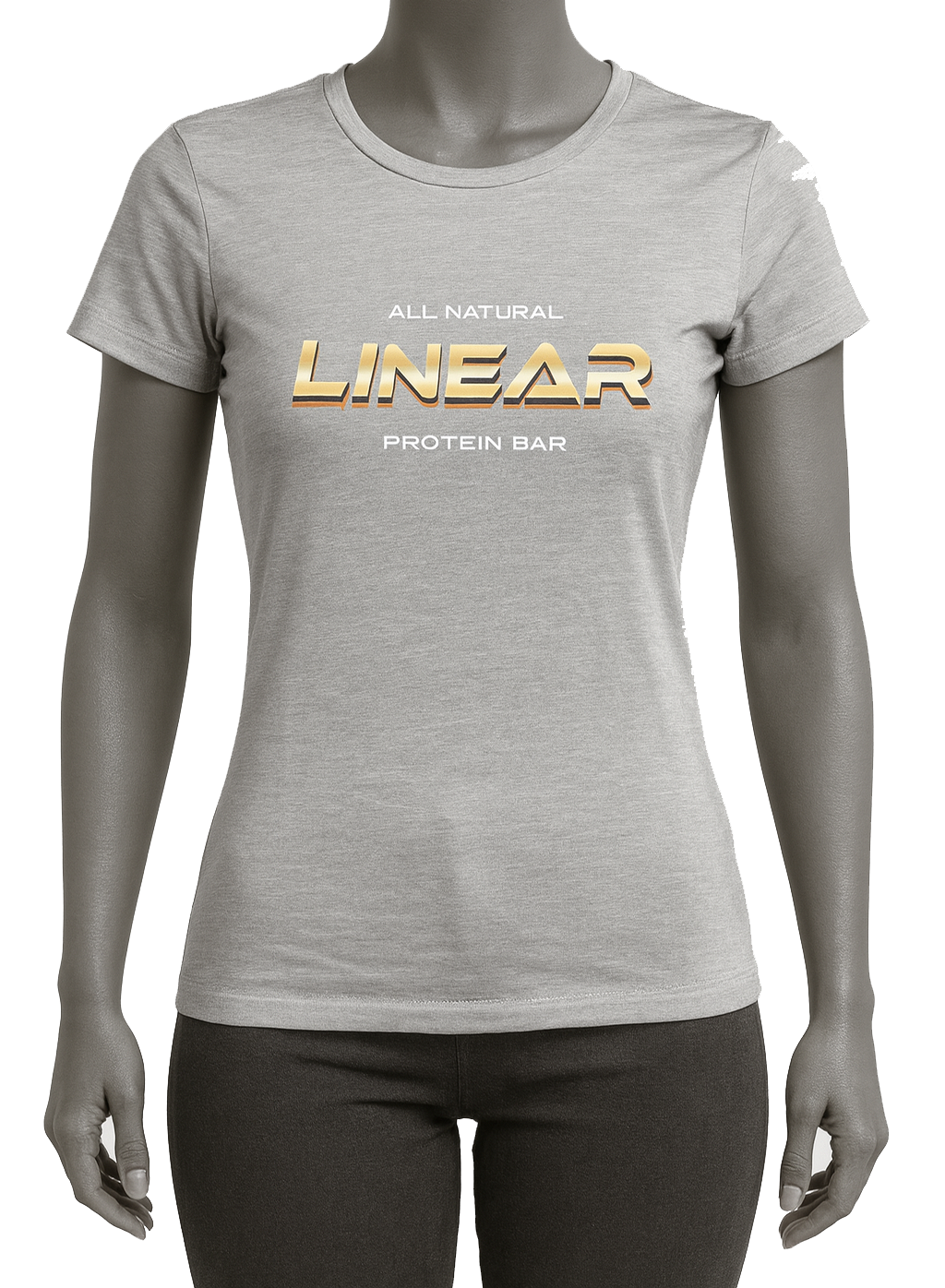 Linear Ladies Heather Gray Shirt