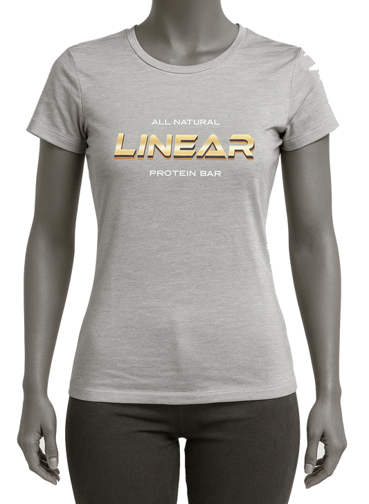 Linear Ladies Heather Gray Shirt