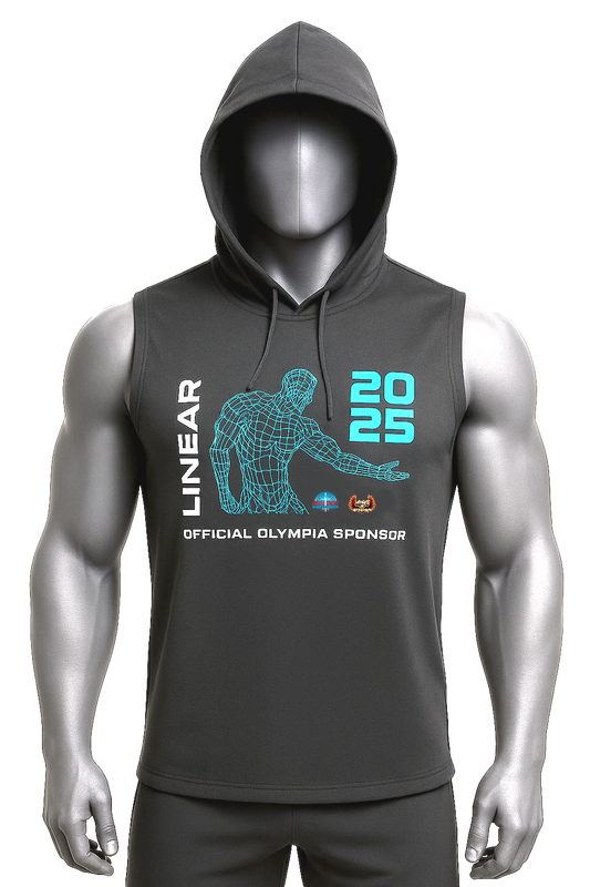 Limited Edition Branded 2025 Olympia Hoodie worn by Olympia Athletes