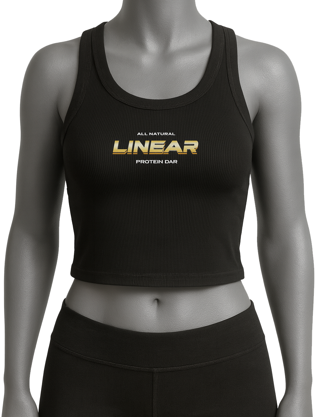Linear Ladies Tank - Black