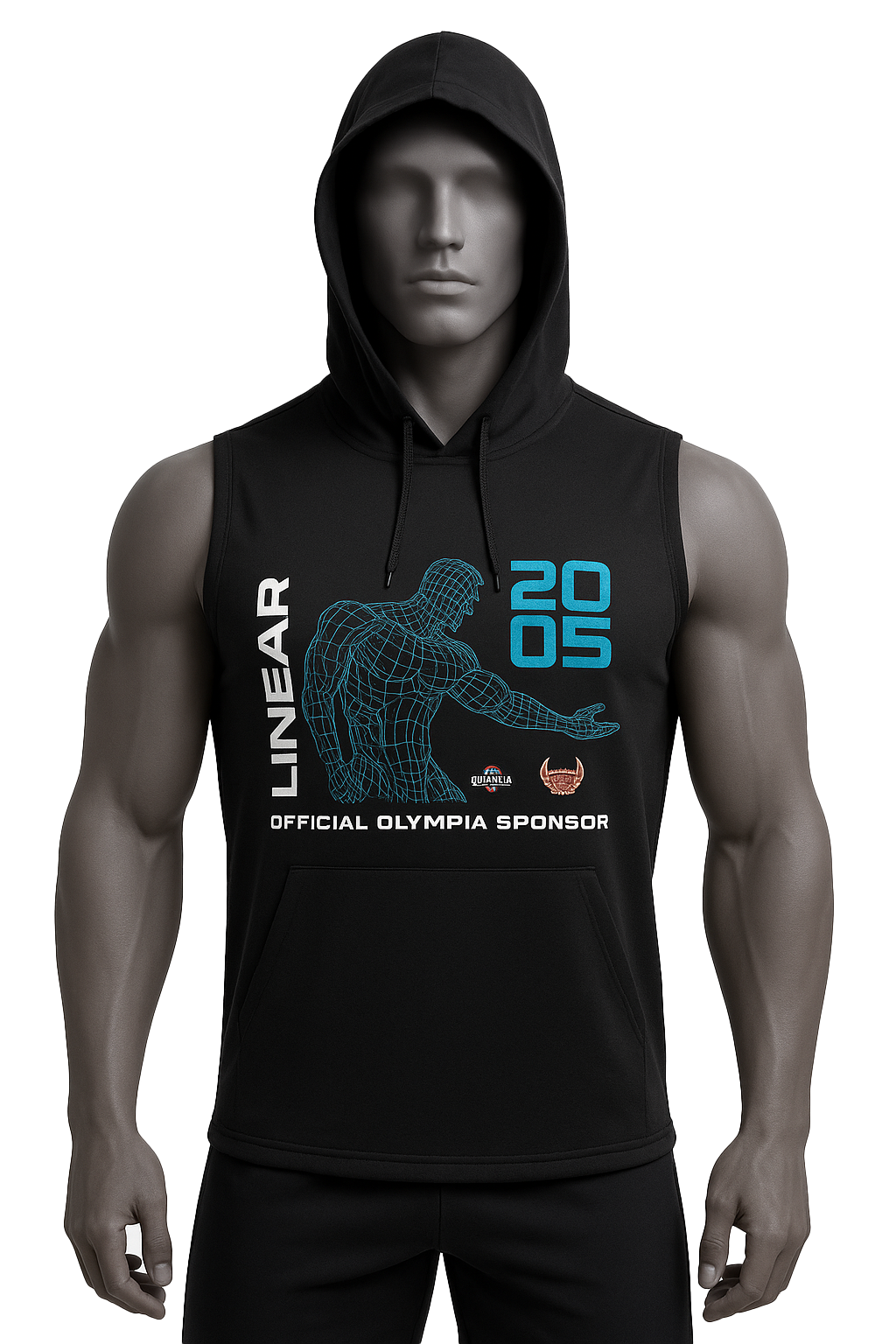 Limited Edition Branded 2025 Olympia Hoodie worn by Olympia Athletes